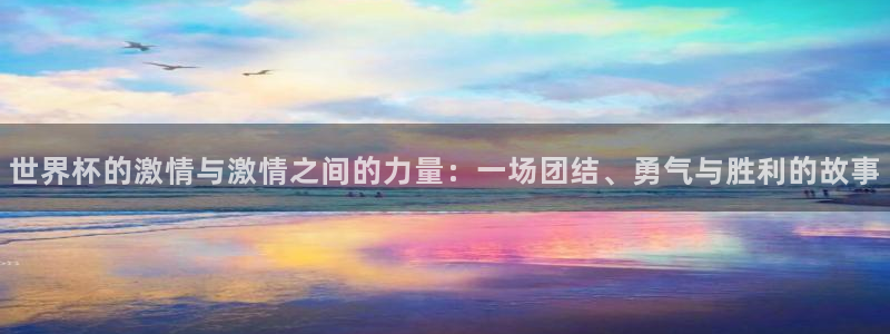 2026男足世界杯赛程：世界杯的激情与激情之间的力量：一场团结、勇气与胜利的故事